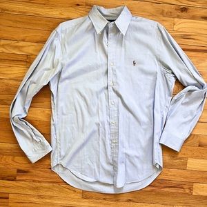 Ralph Lauren Blue Classic Fit Button Down 16 34/35